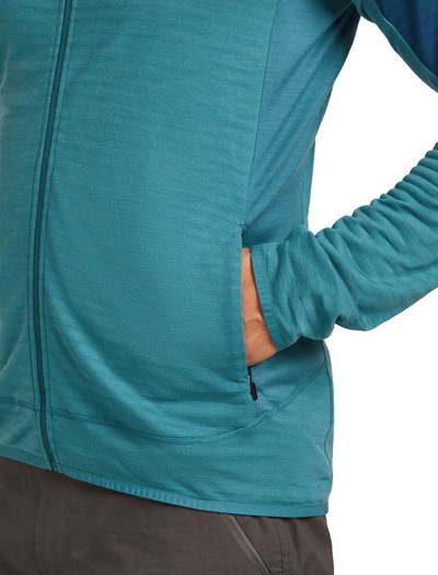 Bluza męska merino Icebreaker 300 RealFleece Descender LS Zip