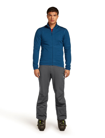 Bluza męska merino Icebreaker 400 RealFleece Descender LS Zip