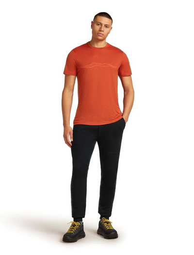 Koszulka męska z krótkim rękawem merino Icebreaker 150 Tech Lite SS Tee Mountain Pulse