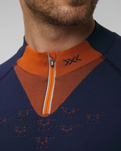 Koszulka męska z długim rękawem X-Bionic Energy Accumulator zip LIGHT4.0