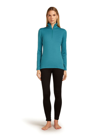 Koszulka damska z długim rękawem merino Icebreaker 200 Oasis LS Half Zip