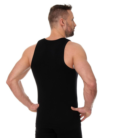 Męski podkoszulek bez rękawów Brubeck Comfort Cotton czarny