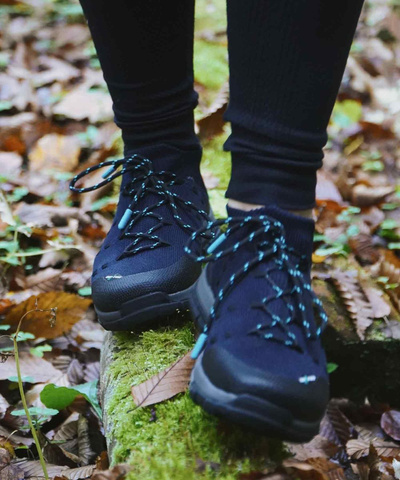 Buty turystyczne damskie Brubeck TREK MERINO - czarny/fuksjowy