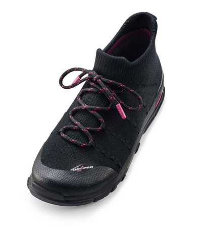 Buty turystyczne damskie Brubeck TREK MERINO - czarny/fuksjowy