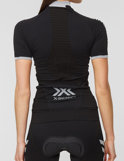 Koszulka damska z krótkim rękawem X-BIONIC INVENT 4.0 BIKE RACE ZIP
