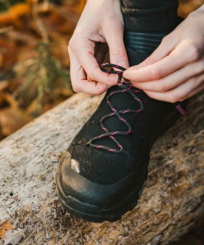 Buty turystyczne damskie Brubeck TREK MERINO - czarny/fuksjowy