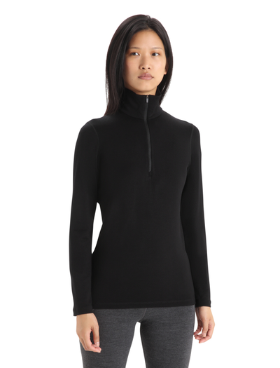Koszulka damska z długim rękawem merino Icebreaker 260 Tech LS Half Zip 