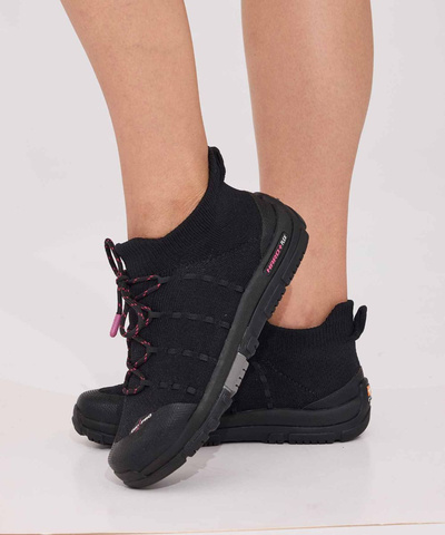 Buty turystyczne damskie Brubeck TREK MERINO - czarny/fuksjowy