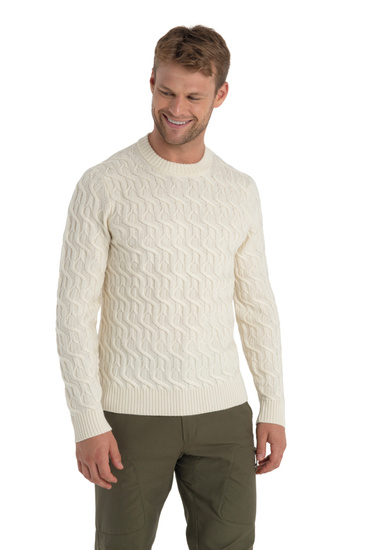 Sweter męski Icebreaker Cable Knit Crewe Sweater