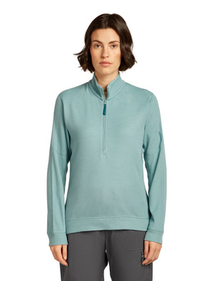 Bluza damska merino Icebreaker 260 Waffle Knit Wander LS Half Zip