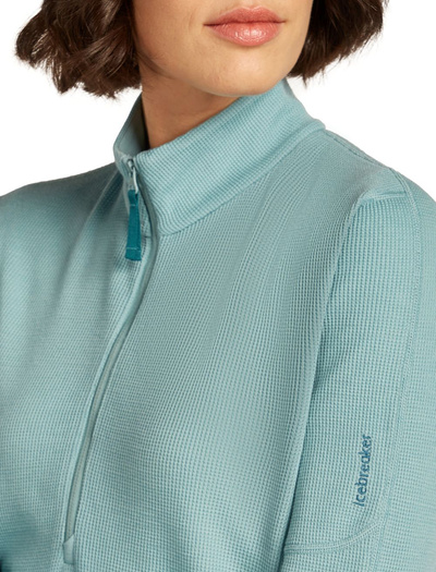 Bluza damska merino Icebreaker 260 Waffle Knit Wander LS Half Zip
