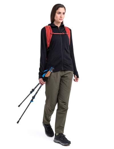 Bluza damska merino Icebreaker 260 Quantum IV LS Zip Hoodie