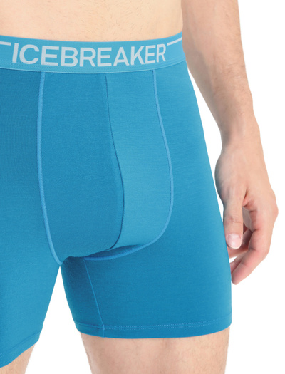 Majtki męskie bokserki merino Icebreaker 150 Anatomica Boxers BAJA