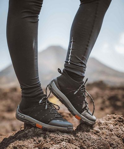 Buty turystyczne damskie Brubeck TREK MERINO - czarny/fuksjowy