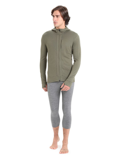 Legginsy męskie merino Icebreaker 200 Oasis 3/4 Leggings