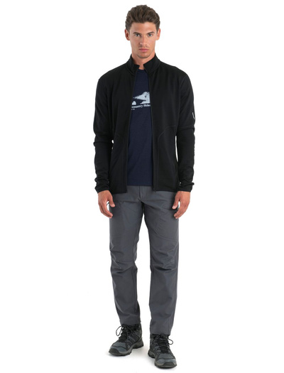 Bluza męska merino Icebreaker 560 RealFleeceTM Elemental LS Zip