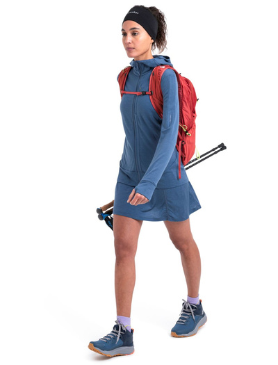 Bluza damska merino Icebreaker 260 Quantum IV LS Zip Hoodie