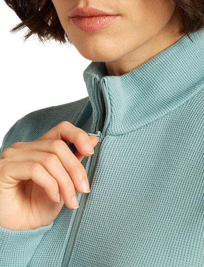 Bluza damska merino Icebreaker 260 Waffle Knit Wander LS Half Zip