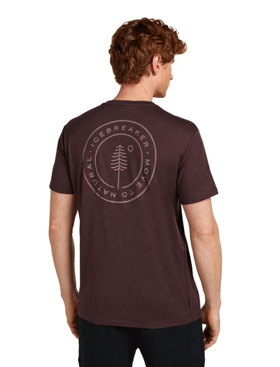 Koszulka męska z krótkim rękawem merino Icebreaker 150 Tech Lite SS Tee Hike Naturally