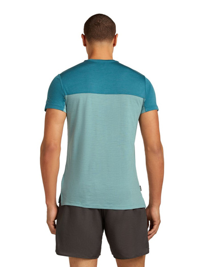 Koszulka męska z krótkim rękawem merino Icebreaker 125 Cool-Lite Sphere SS Tee Colour Block