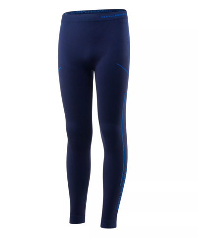 Legginsy junior Brubeck Thermo granatowy/niebieski