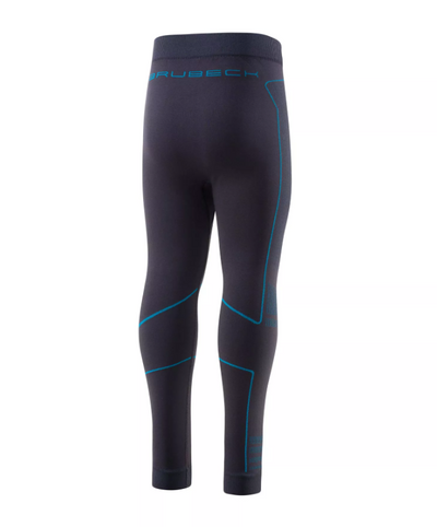 Legginsy dziecięce Brubeck Thermo grafitowy