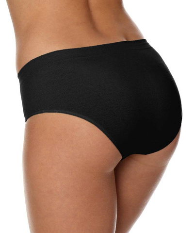 Majtki damskie Brubeck z wysokim stanem Classic COMFORT COTTON czarny