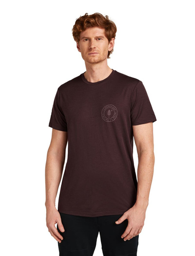 Koszulka męska z krótkim rękawem merino Icebreaker 150 Tech Lite SS Tee Hike Naturally