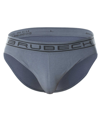 Majtki męskie slipy Brubeck classic COMFORT COTTON stalowy