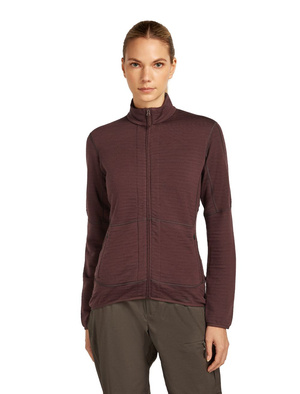 Damska bluza Icebreaker 400 RealFleece Descender LS ZIP