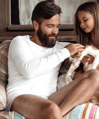 Majtki męskie bokserki Brubeck classic COMFORT COTTON biały