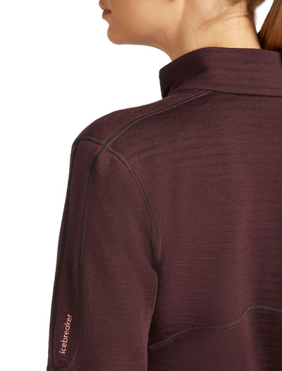 Damska bluza Icebreaker 400 RealFleece Descender LS ZIP