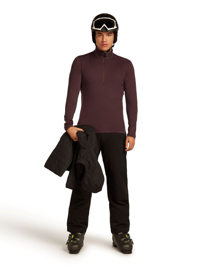 Koszulka męska z długim rękawem merino Icebreaker 260 Tech LS Half Zip
