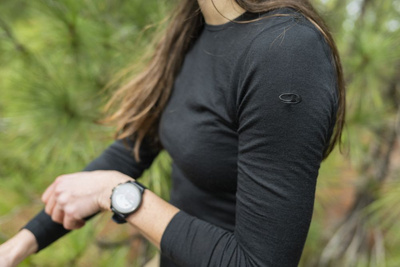 Koszulka damska z długim rękawem Icebreaker 200 Oasis LS Crewe