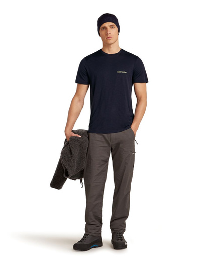 Koszulka męska z krótkim rękawem merino Icebreaker 150 Tech Lite SS Tee IB Wordmark
