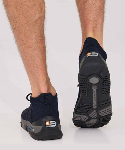 Buty turystyczne męskie Brubeck TREK MERINO - granatowy/niebieski