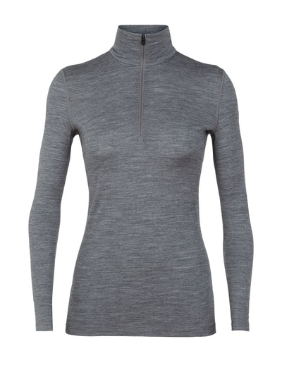 Koszulka damska z długim rękawem merino Icebreaker 200 Oasis LS Half Zip