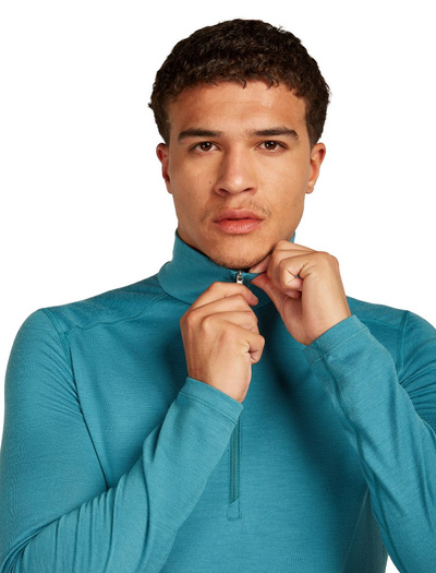 Koszulka męska z długim rękawem merino Icebreaker 200 Oasis LS Half Zip
