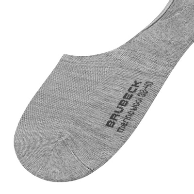 Skarpetki stopki Brubeck MERINO WOOL unisex szary