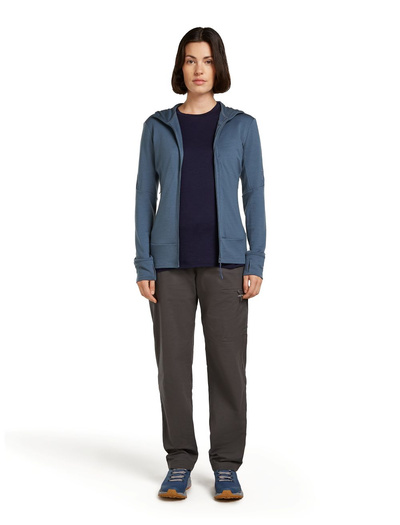 Bluza damska merino Icebreaker 260 Quantum IV LS Zip Hoodie