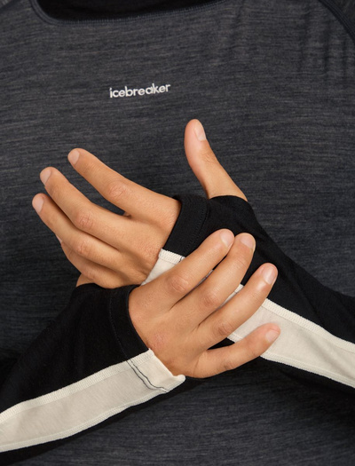 Koszulka męska narciarska merino Icebreaker Merino 200 Oasis+ LS High Neck