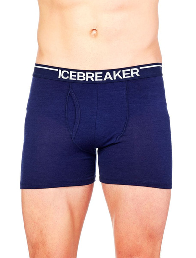 Majtki męskie bokserki 150 Icebreaker Anatomica Boxers wFly
