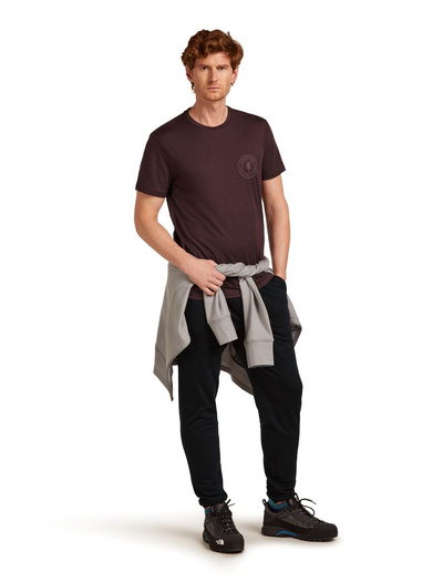 Koszulka męska z krótkim rękawem merino Icebreaker 150 Tech Lite SS Tee Hike Naturally
