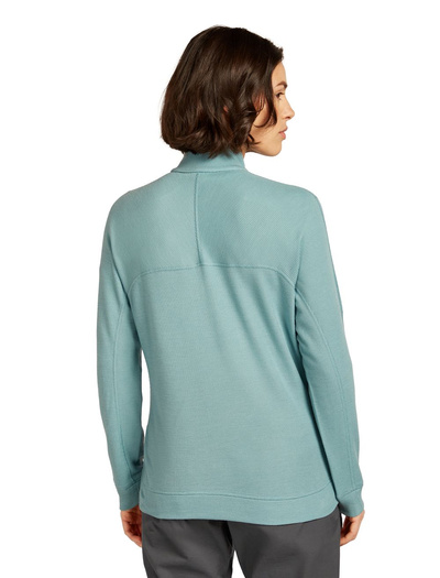 Bluza damska merino Icebreaker 260 Waffle Knit Wander LS Half Zip