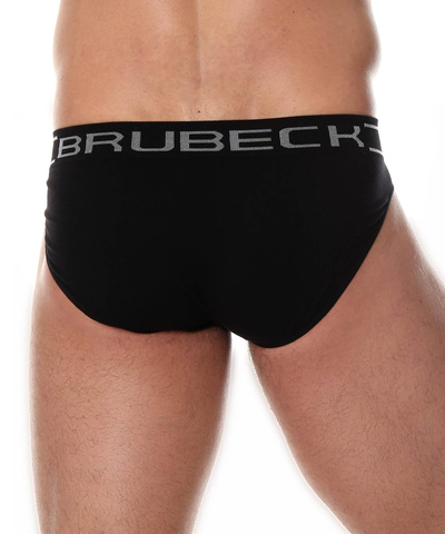 Majtki męskie slipy Brubeck classic COMFORT COTTON czarny