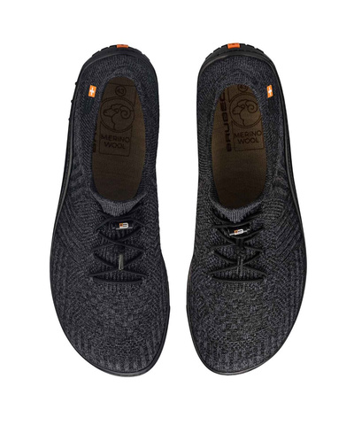 Buty minimalistyczne męskie Brubeck Barefoot MERINO - grafitowy