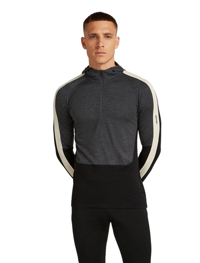 Bluza męska z kapturem Icebreaker Merino 200 Oasis+ LS Half Zip Hoodie
