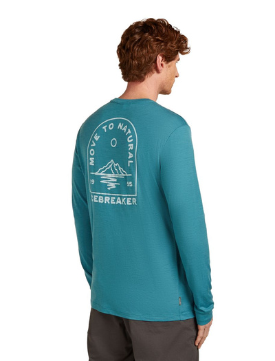 Koszulka męska z długim rękawem merino Icebreaker 150 Tech Lite LS Tee Road To Cook
