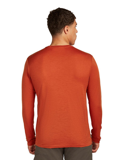 Koszulka męska z długim rękawem merino Icebreaker 150 Tech Lite LS Tee Rainer Ridge