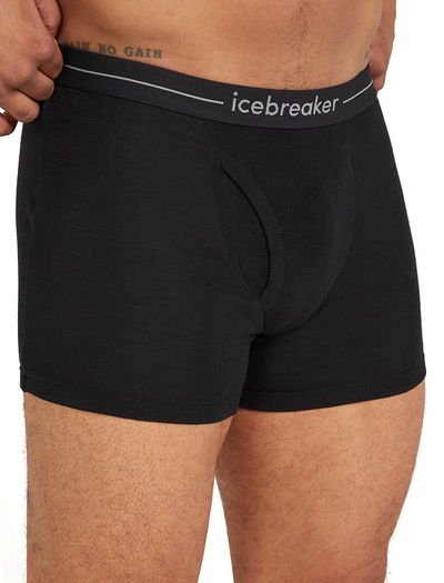 Majtki męskie bokserki merino 175 Icebreaker Everyday Boxers wFly